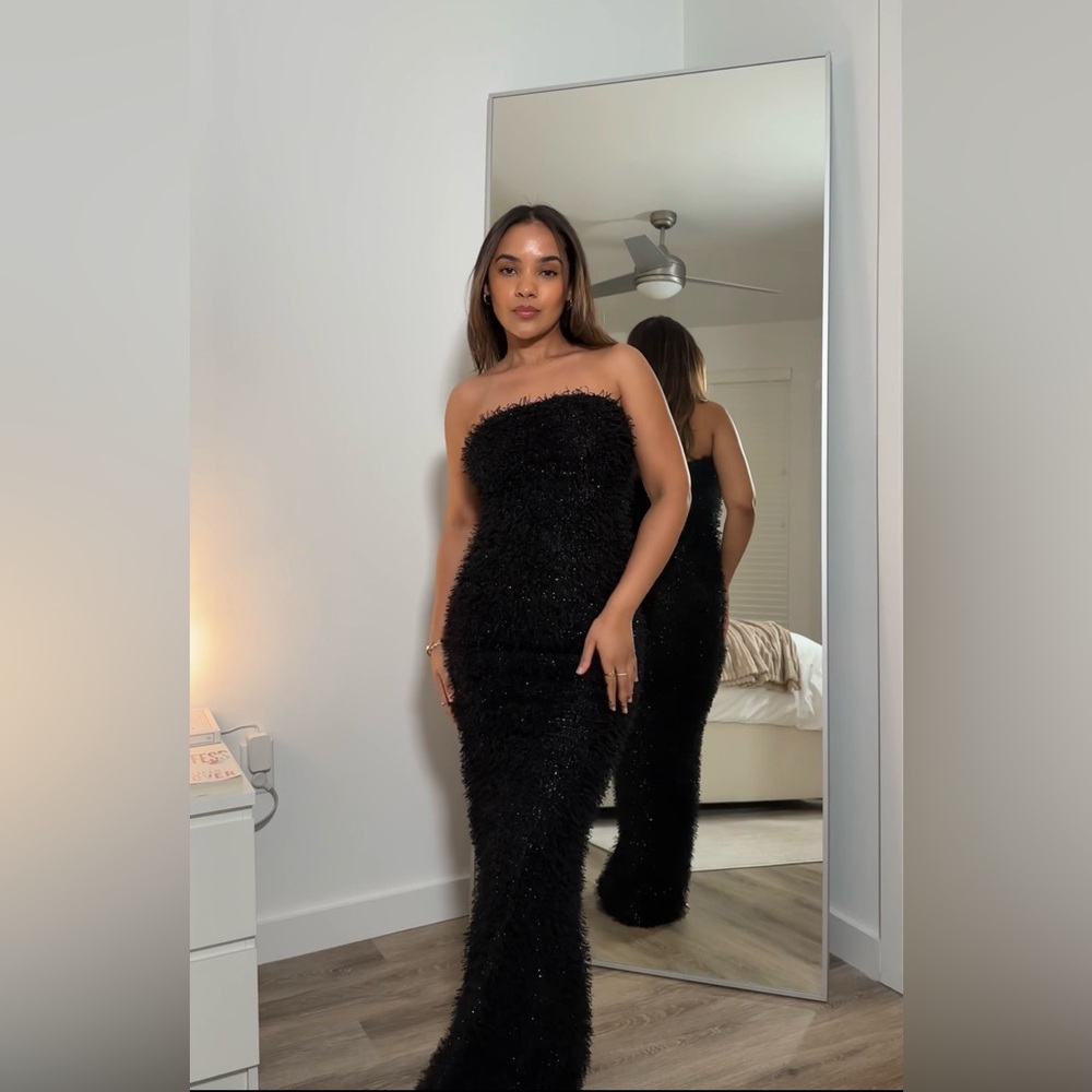 Black maxi dress